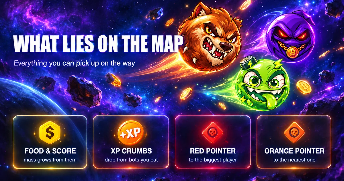 Items on the map