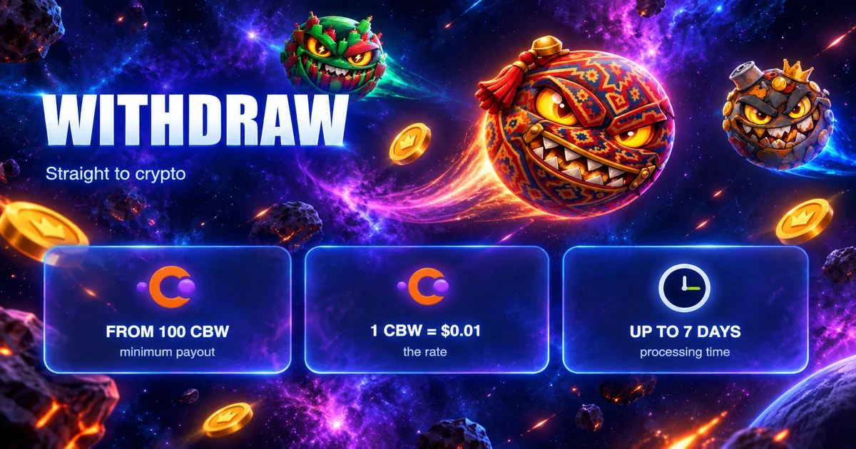 Withdrawing money — Crybble Wars