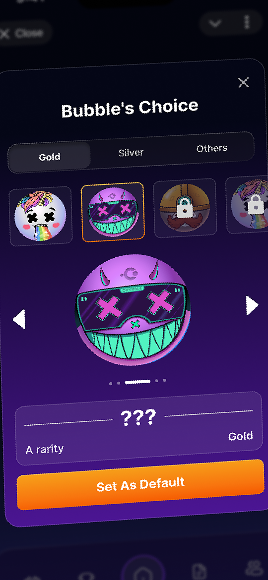 Crybble Wars character select
